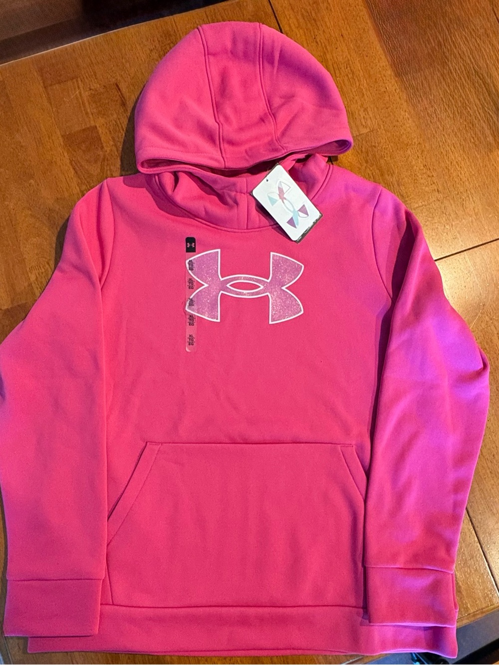 Under Armour Hot Pink Hooded Pullover